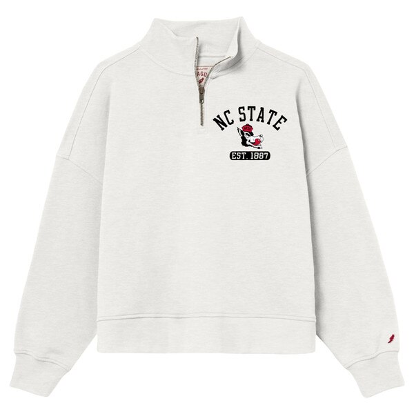 Oatmeal Ladies Diana Quarterzip Fle